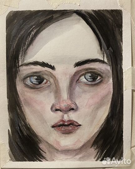 Портрет на заказ акварелью