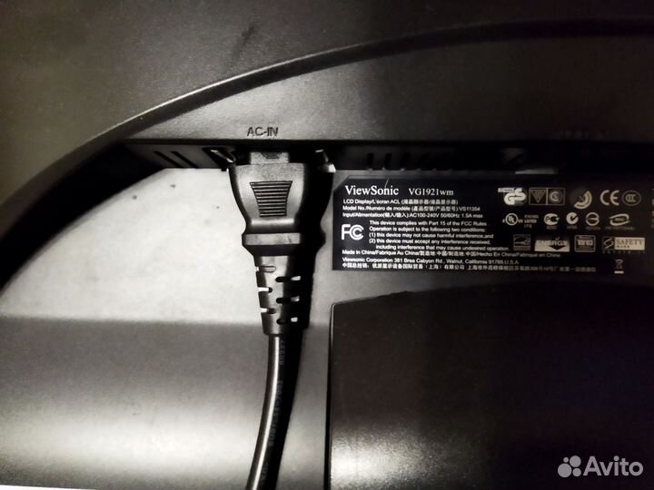 Монитор ViewSonic VG1921wm-2