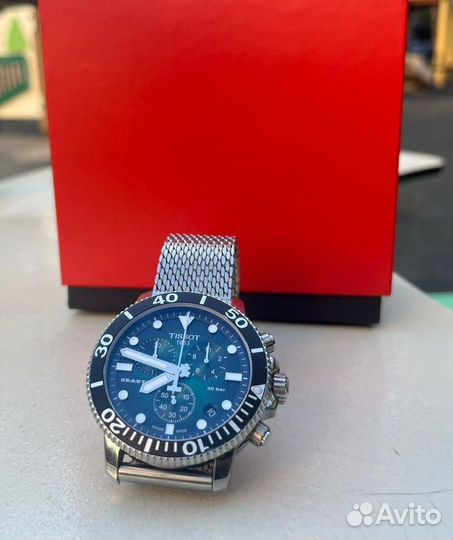 Продам шикарные Хронограф Tissot SeaStar Оригинал