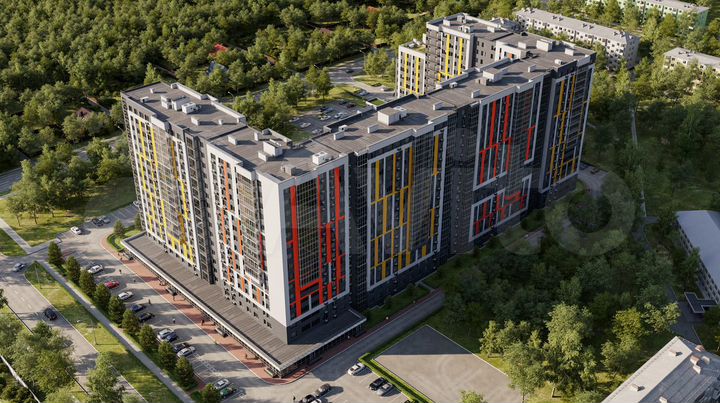 2-к. квартира, 62,4 м², 9/16 эт.