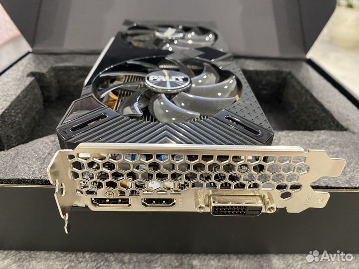 Видеокарта Geforce GTX palit 1660 Super GP OC 6 Gb