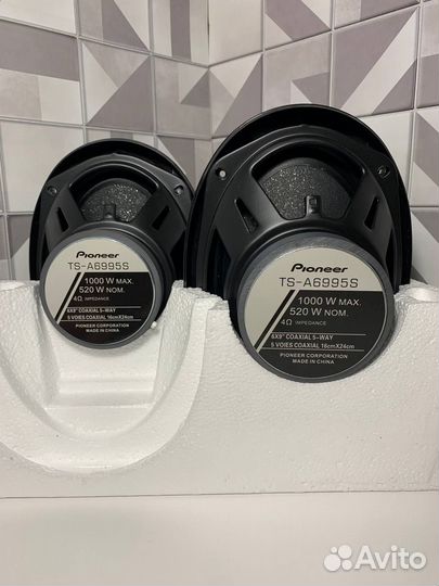 Динамики овалы pioneer 1000W новые