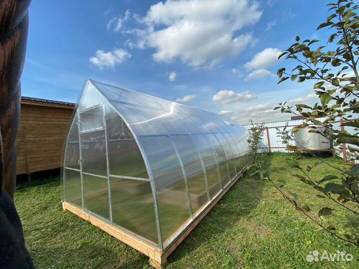 Теплица 3 на 6 из поликарбоната усиленная