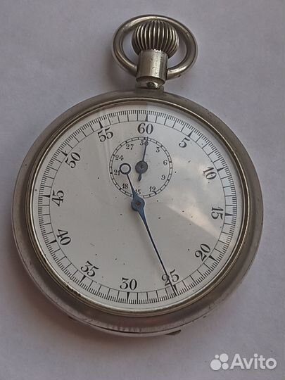 Антикварный секундомер оригинал начало 20 века