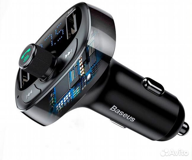 FM-трансмиттер Baseus T-typed Bluetooth MP3