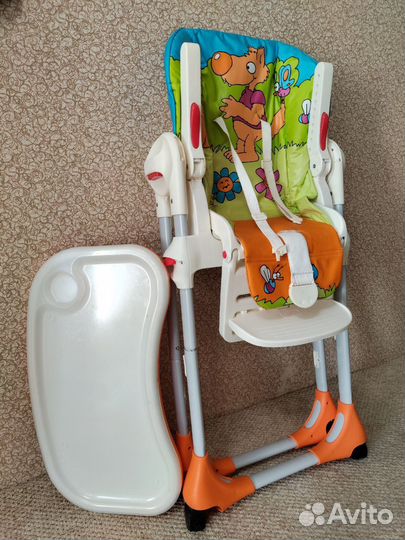 Стульчик для кормления chicco polly