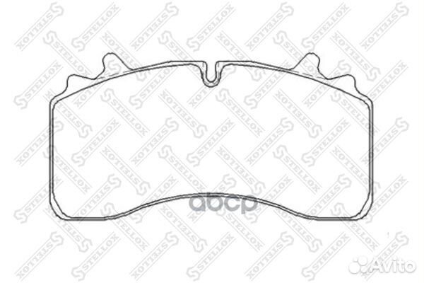 85-11427-SX колодки дисковые с р/к 29162 22.5'