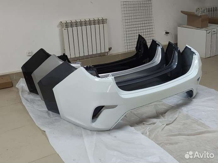 Бампер задний в цвет KIA RIO 4 (17-20)