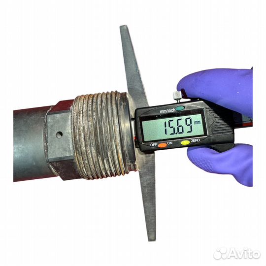 Штангенциркуль глубиномер шгц с двойными зубцами