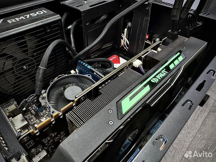 GTX 1070 Super JetStream 8Gb. Игровая на пломбе