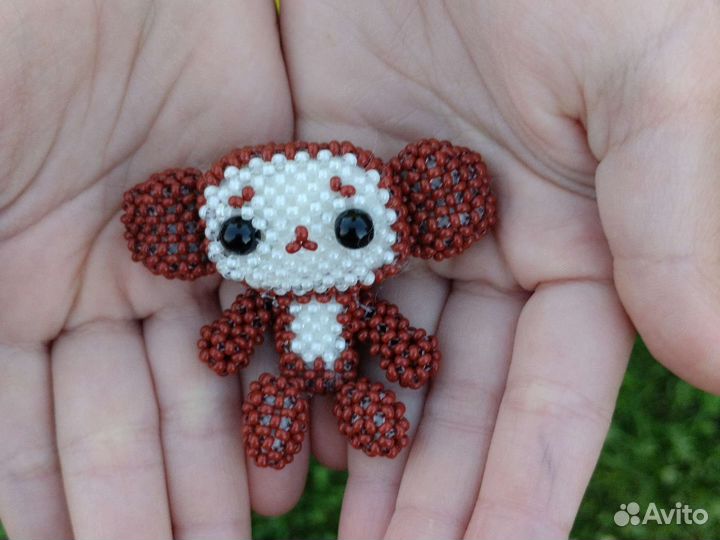 Чебурашка из бисера
