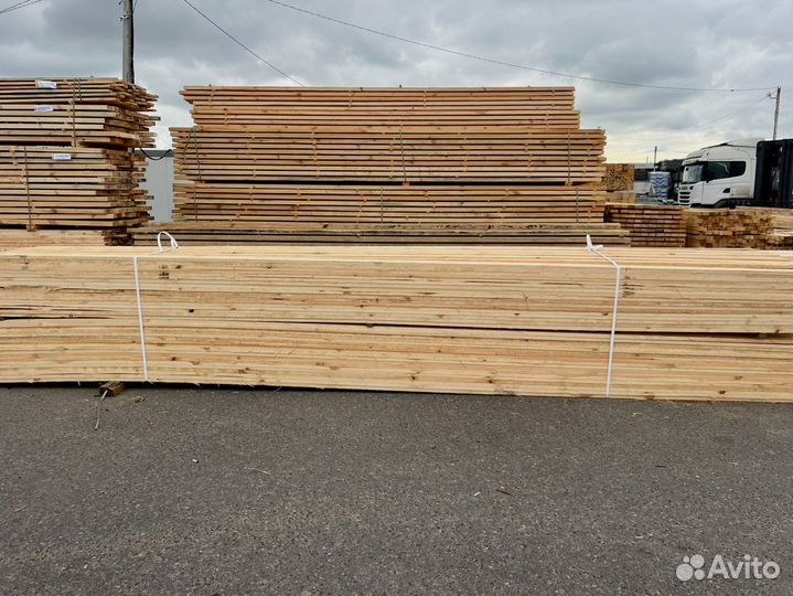 Доска обрезная 50х150х6000мм с доставкой