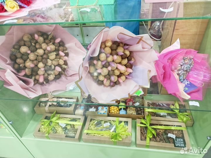 Съедобные букеты в наличии