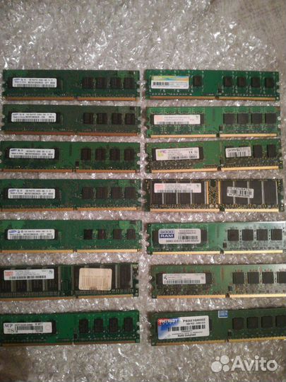 Оперпамять ddr2 1GB.512, 256,128, 64, к компьютеру