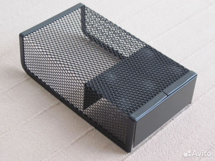 Подставка-органайзер (2 шт.) и визитница Brauberg