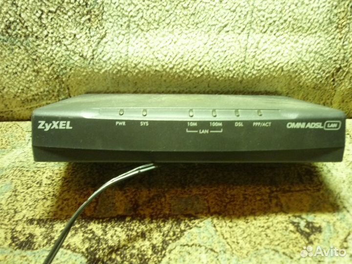 Роутер Zyxel omni adsl LAN