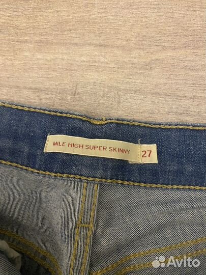 Джинсы levis skinny 27 32