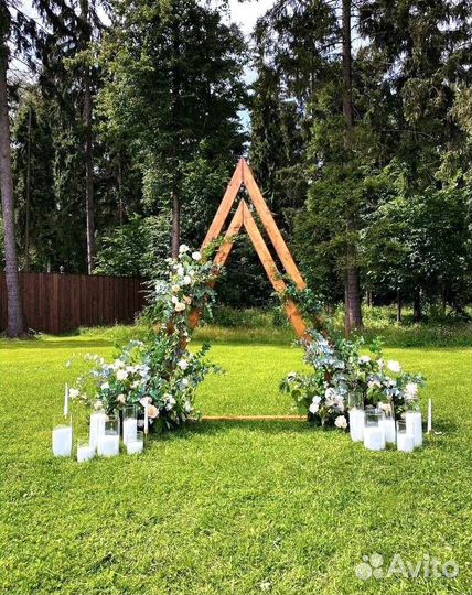 Свадебная арка, оформление свадьбы, фотозона декор