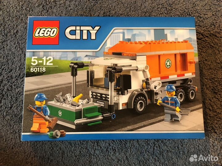 Лего набор мусоровоз, номер 60118