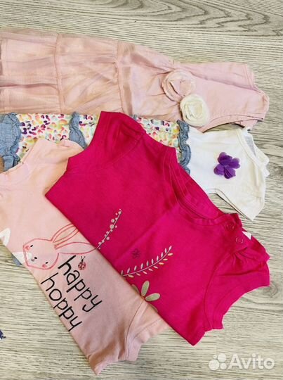 Вещи брендовые для девочки 62-74-80
