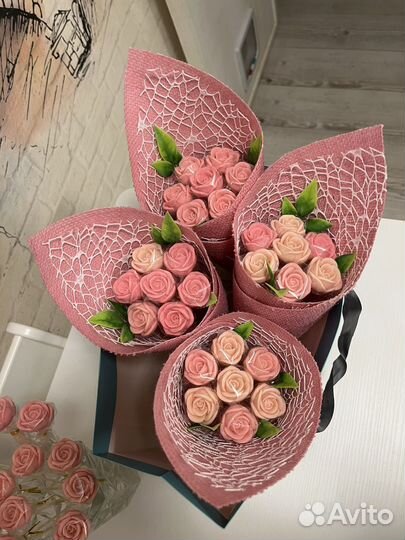 Букет из шоколадных роз (бельгийский шоколад)