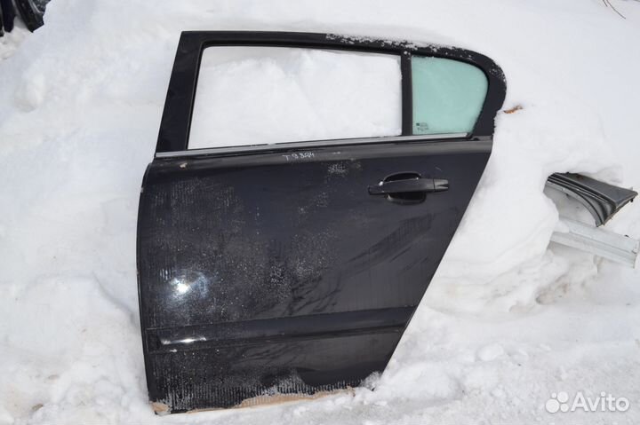 Дверь задняя левая opel astra h хетчбэк