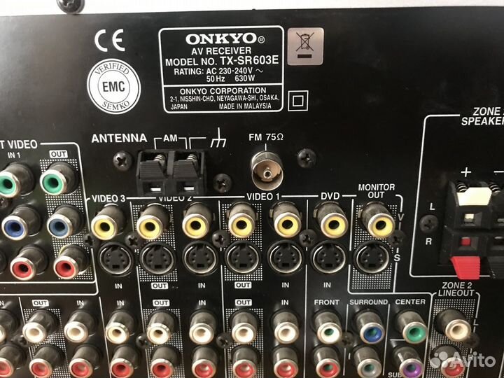 Ресивер onkyo tx sr 603е