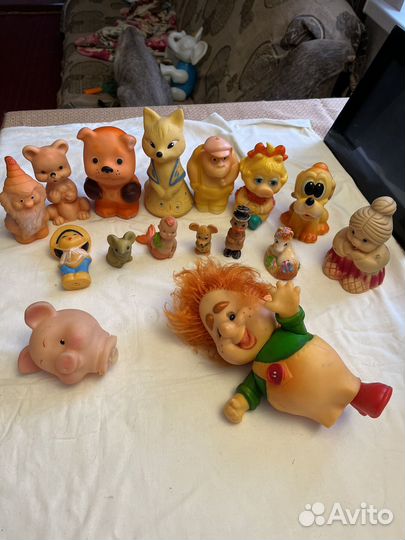 Резиновые игрушки СССР