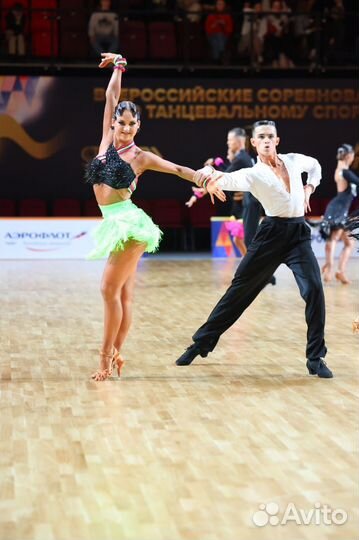 Платье для бальных танцев латина ю2, молодёжь