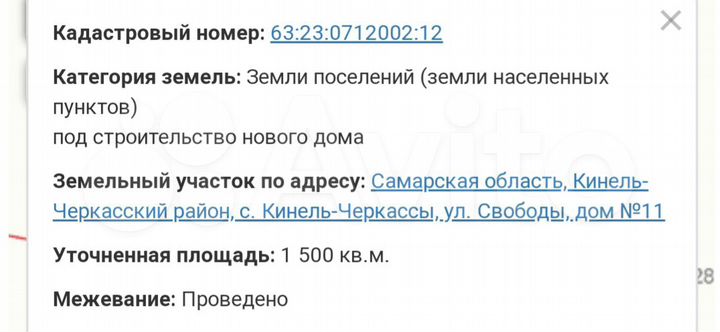 Участок 15 сот. (ИЖС)