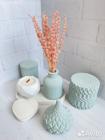 Вазы. Шкатулки. Свечи. Кашпо