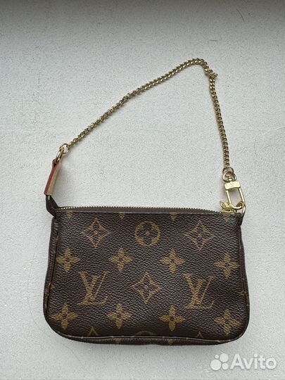 Клатч сумка косметичка louis vuitton mini pochette