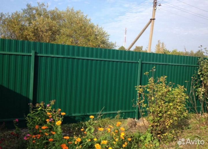 Забор из профнастила от производителя
