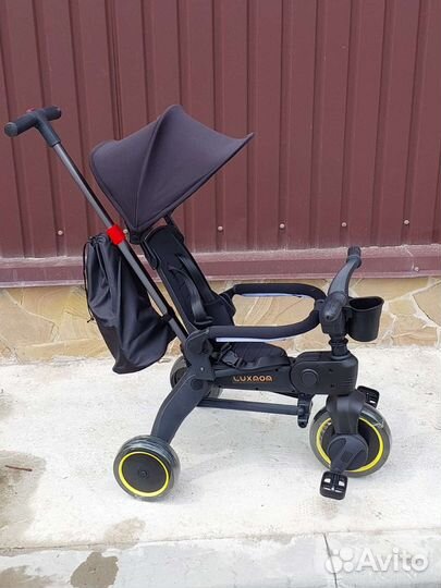 Трехколесный велосипед складной (чёрный)