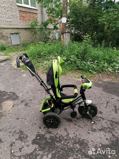 Велосипед коляска с ручкой