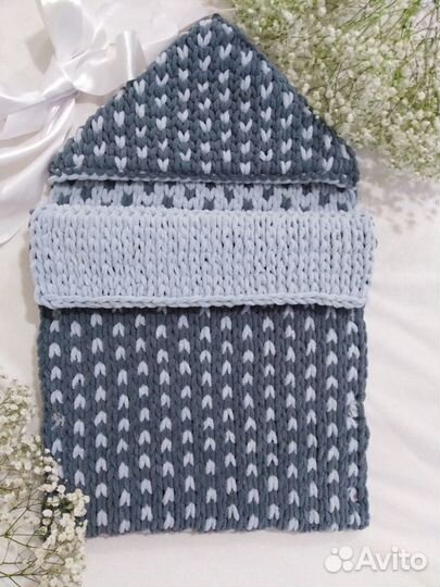 Конверт для новорожденного на выписку, в коляску