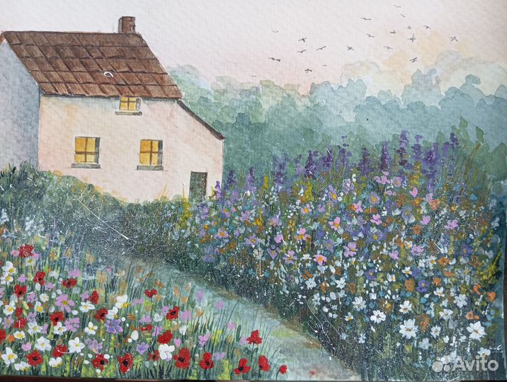 Акварель Пейзаж