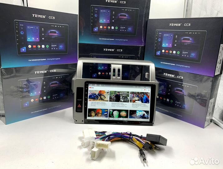 Магнитола Teyes 4/64 для Toyota Prado 150 1-рест