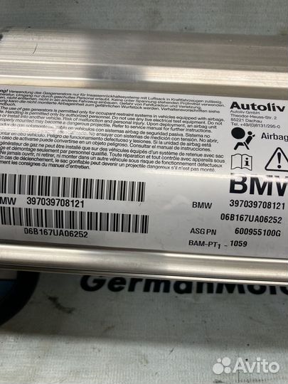 Подушка безопасности в торпеду bmw e60/61