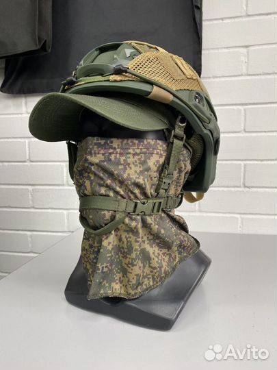 Шлем без ушей Бр 2 класс + чехол, балаклава и бейс