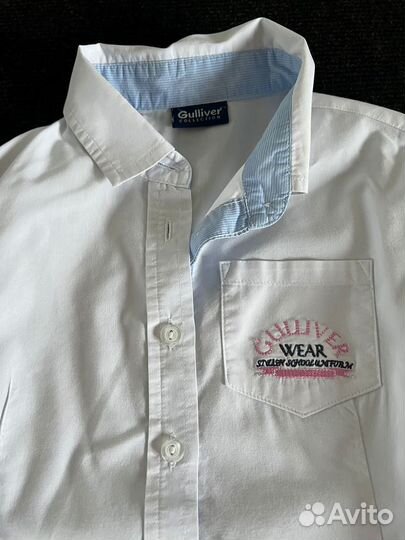 Школьная рубашка Gulliver 122 рост