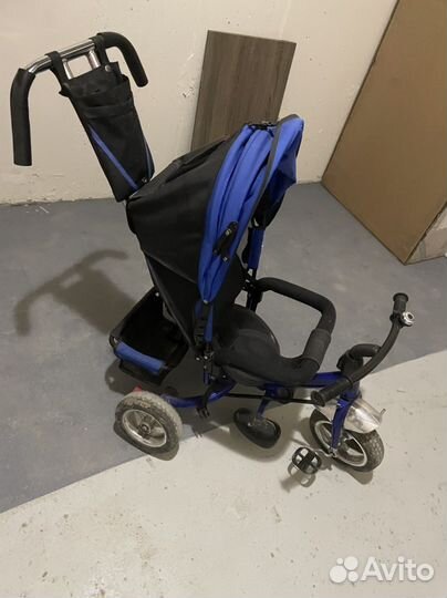 Велосипед коляска с ручкой