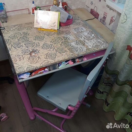 Растущая парта и стул 