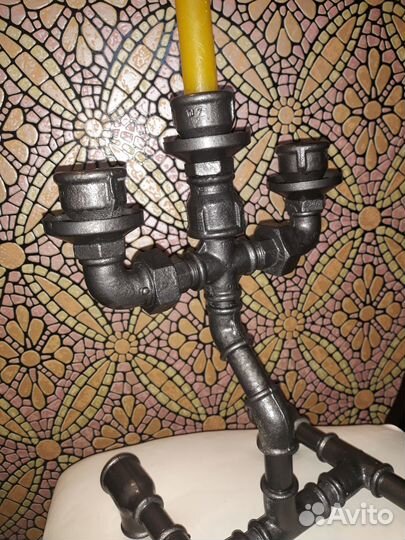 Подсвечник. Лофт дизайн