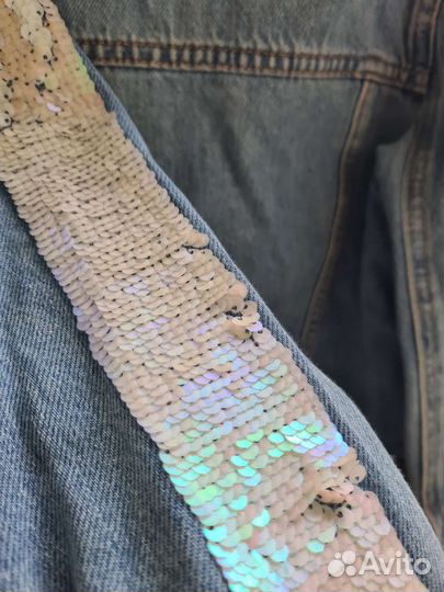 Джинсовая куртка для девочки