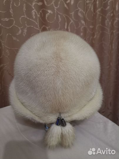 Шапка норковая женская