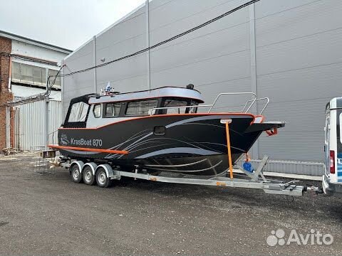 Алюминиевый кабинный катер Krasboat 870 объявление продам