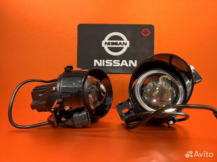 Доработанные птф на Nissan LED lazer 250w Premium