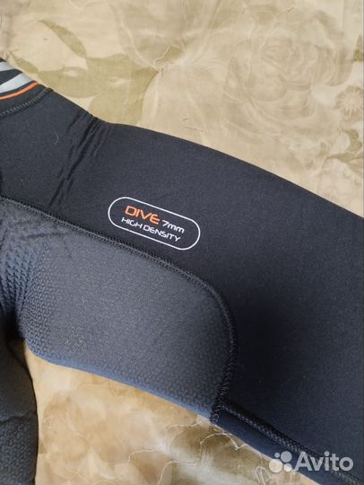 Гидрокостюм мужской 7 мм в отличном состоянии
