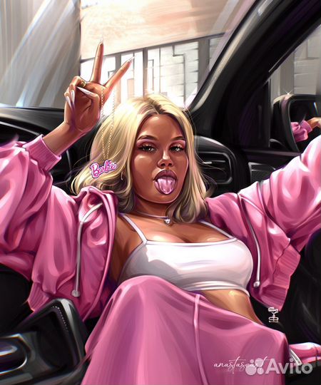 Цифровой стилизованный портрет на заказ